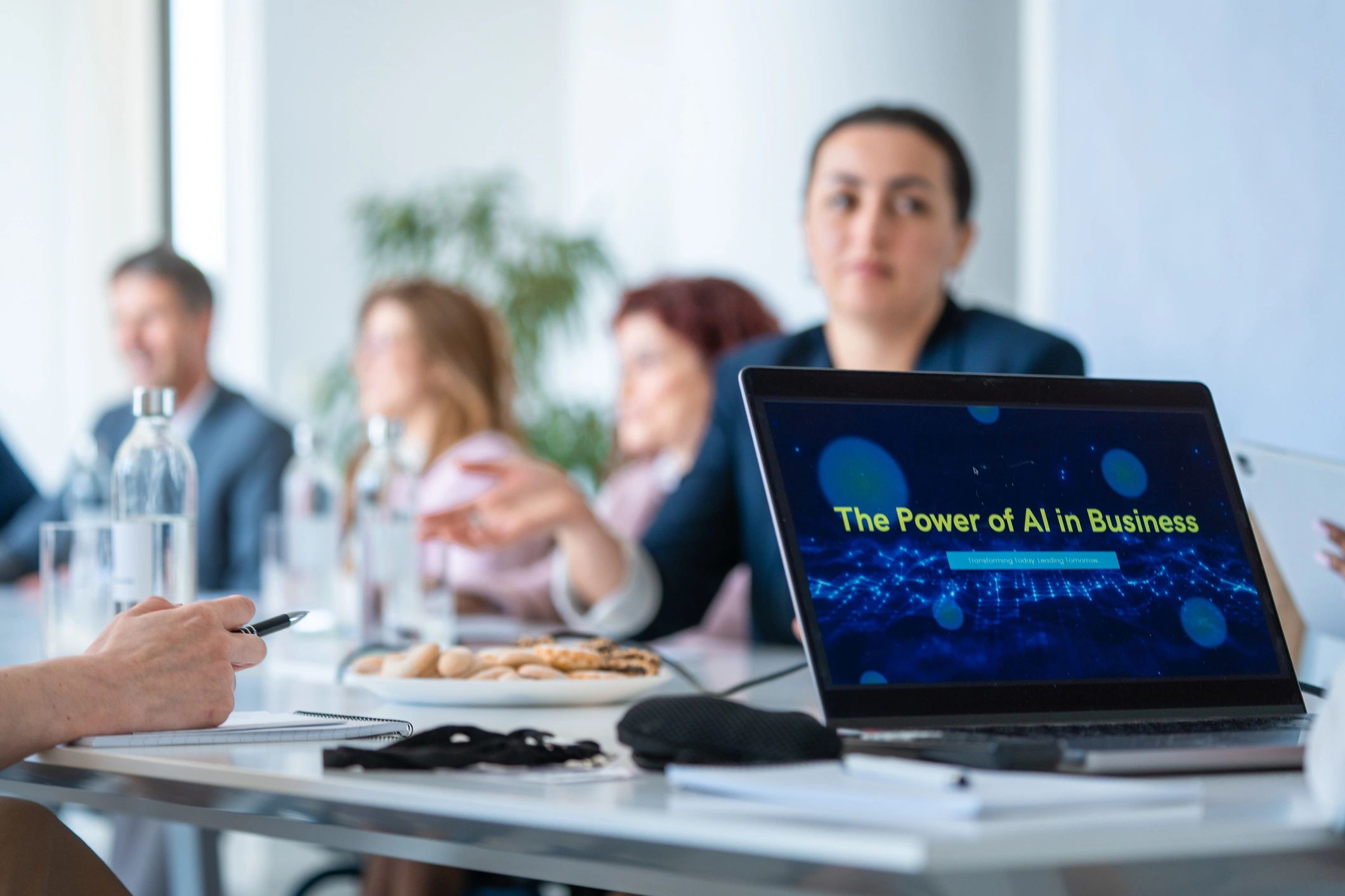 corporate leadership boardroom AI